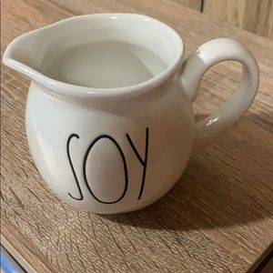 Rae Dunn mini pitcher “soy”
